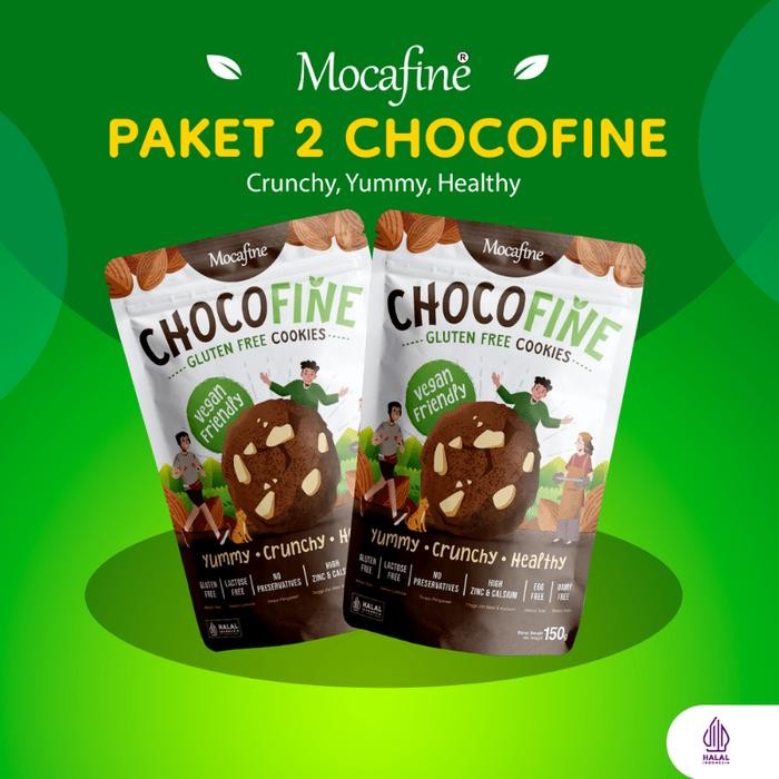 

[Paket Hemat] Snack Vegan Cookies Chocofine - Gluten Free - Egg Free - Dairy Free - Tanpa Pengawet -