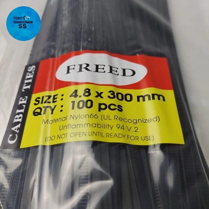 

Kabel Tis Tebal 4.8X250Mm@1000/Nylon Cable Tie 4.8X300Mm@1000