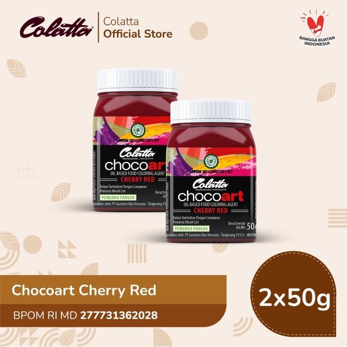 

Bundling Colatta Chocoart Cherry Red - Pewarna Makanan 50g - Isi 2