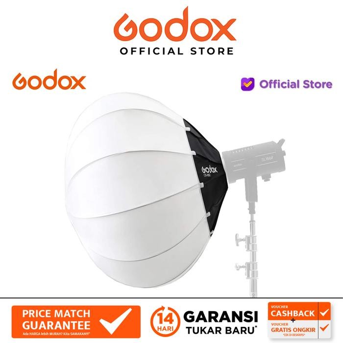 ASLI Godox CS85D Collapsible Lantern Softbox / Godox CS85D Softbox Lantern READY STOCK