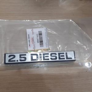 Sticker Stiker Emblem 2.5 Diesel Mitsubishi Kuda GLS Grandia Diamond 2.5 Tahun 1998-2005 Asli