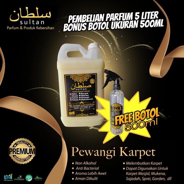 Pilihan- Pewangi Sajadah Karpet Masjid 5 Liter Aroma Masjidil Haram