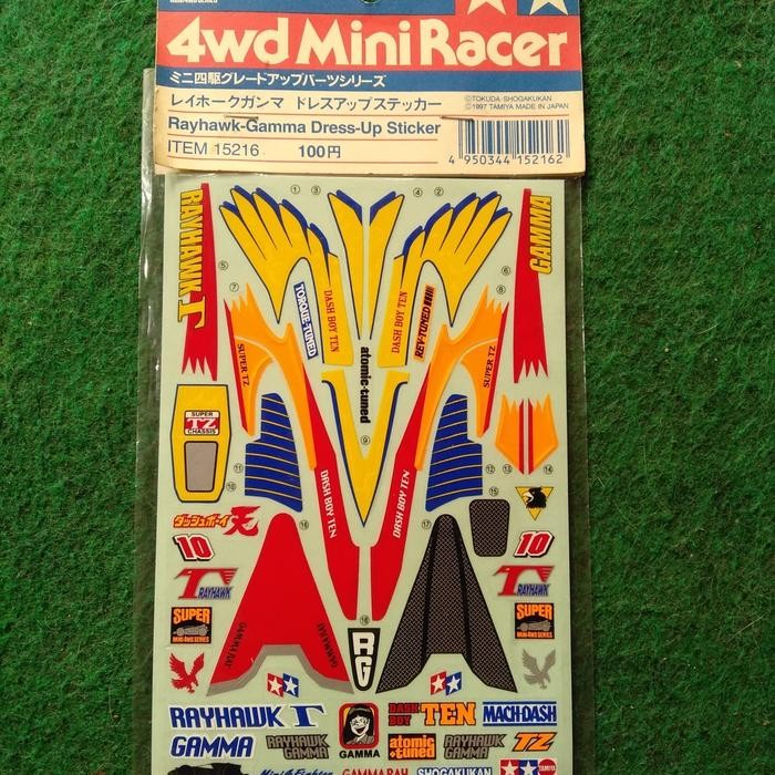 Pilihan- Tamiya 15216 Rayhawk Gamma Dress Up Sticker Decal