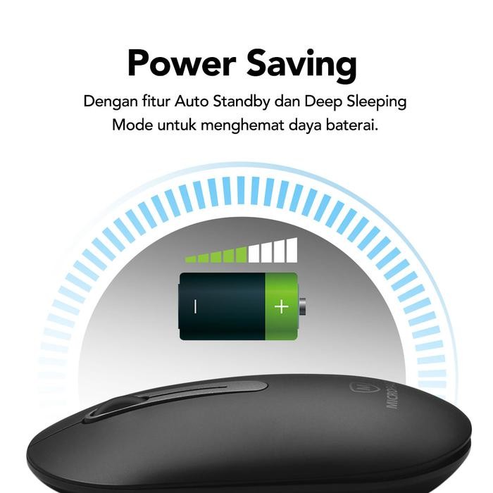 Mouse Dual Bluetooth 5.0 & 3.0 Micropack Inspire 2 - Mp-707B-Bk Inspire2