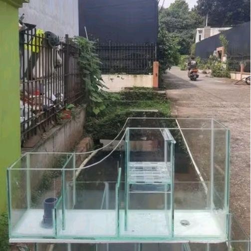 Filter Talang Kaca Aquarium / Top Filter China Style 60cm