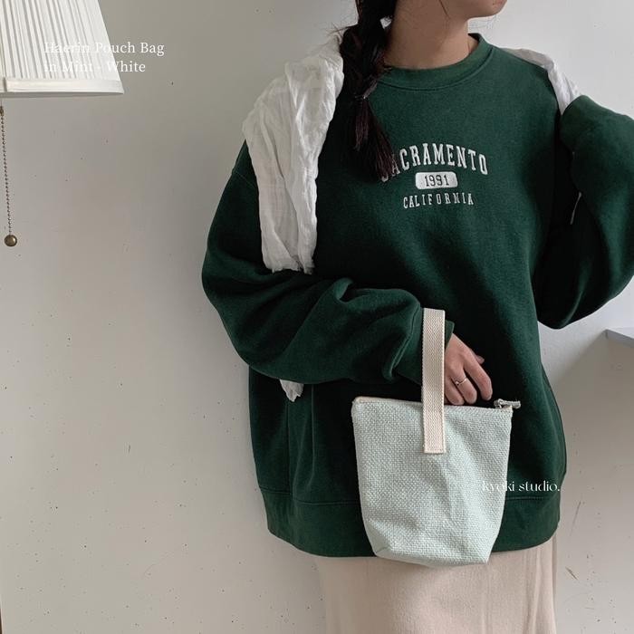 Haerin Pouch Bag - Ins Korean Makeup Medium Pouch Bag