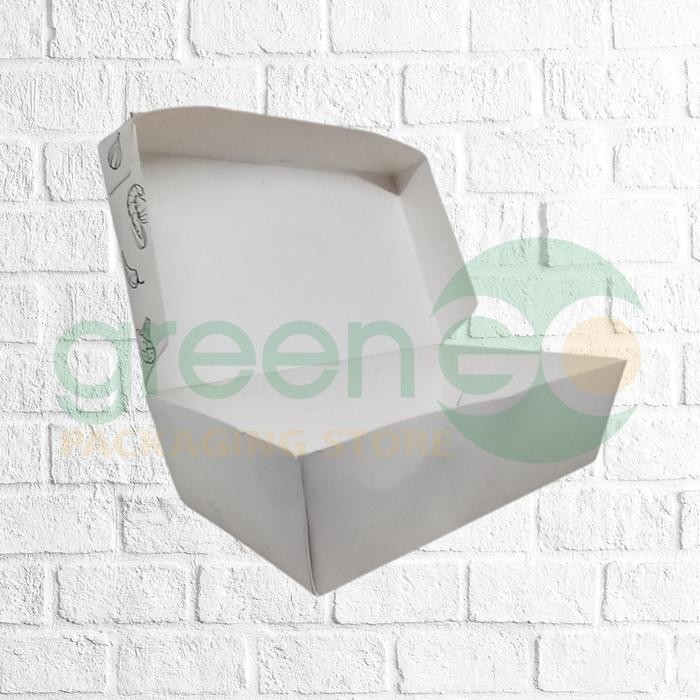 PAPER BOX WALALAA MOTIF SIZE M 18CM SATUAN ECER PAPER LUNCH BOX GAMBAR