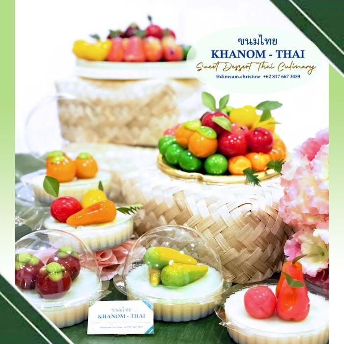 KUE BASAH THAI LUKCHUP JAJANAN PASAR TAMPAH BESEK HAMPERS GIFT BIG