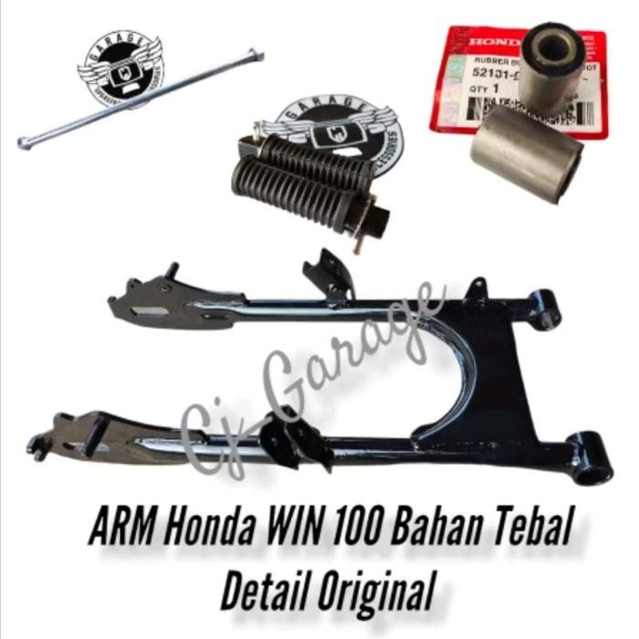 Arm Win Fullset Micro Swing Arm Honda Win 100 Cagak 2 Win100 Set Bosh Tiang As Arm Step Belakang