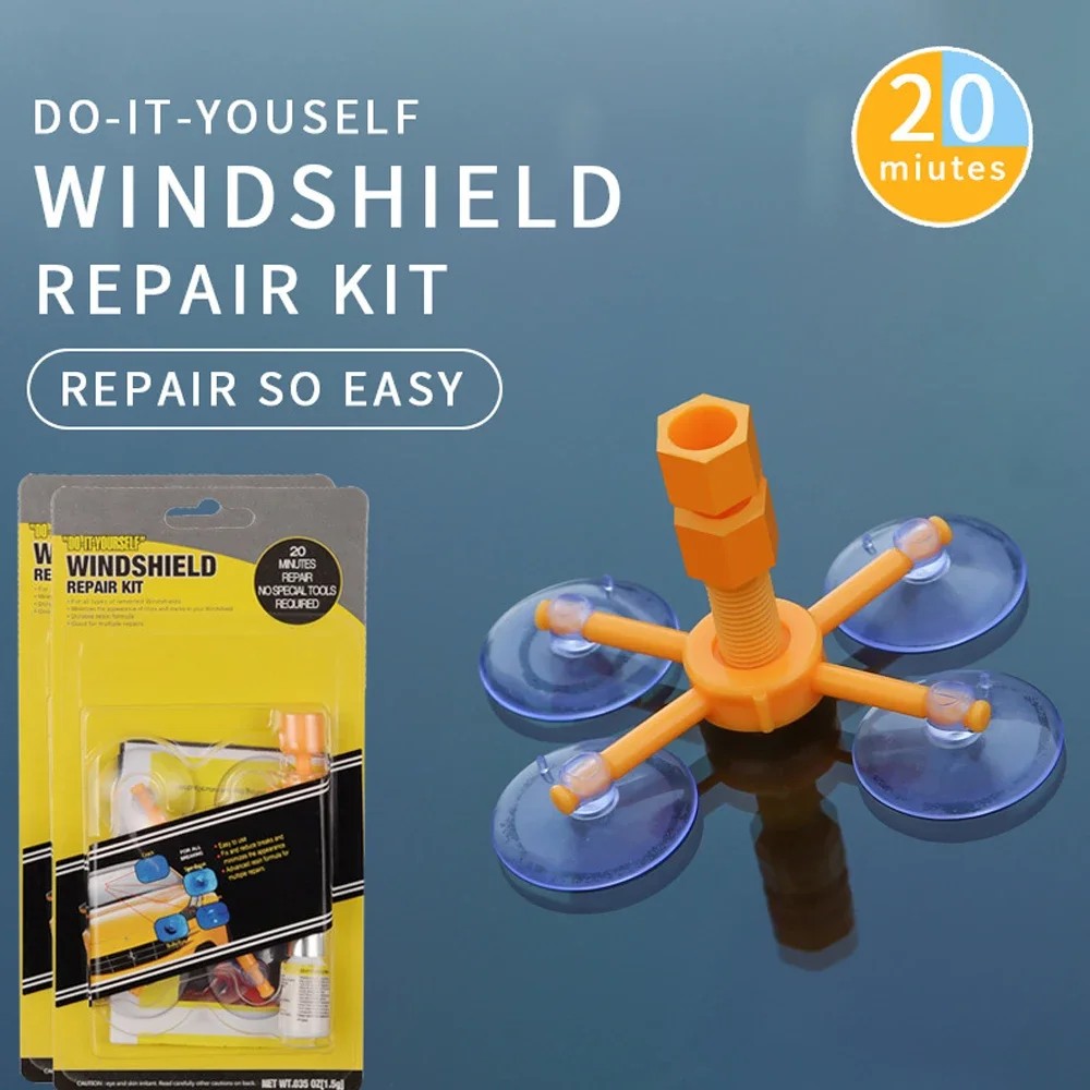 Car Windshield Cracked Repair Kit  Auto Glass Scratch Crack Restore DIY Car Window Phone Screen Glas