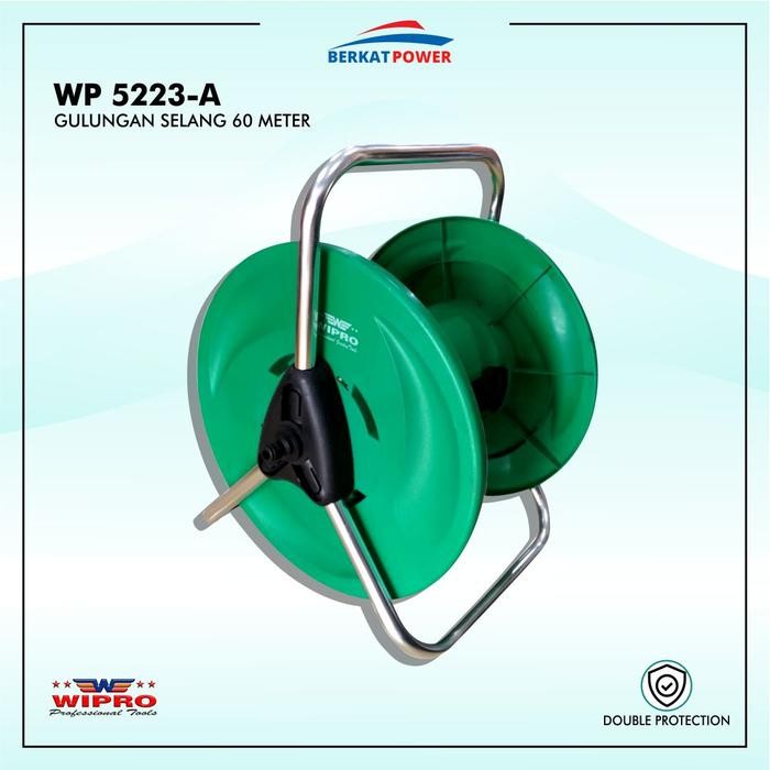 Gulungan Selang Air Wipro 60m 1/2'' Include Roda