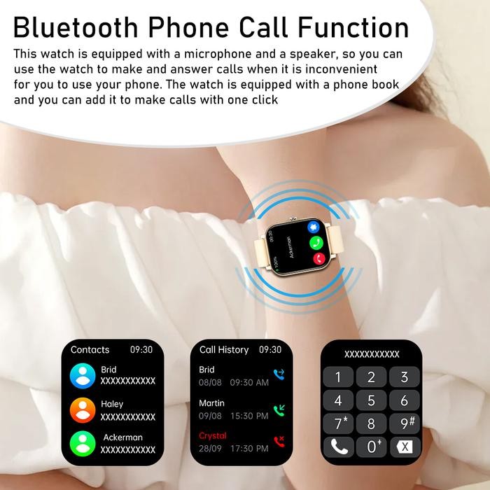 56I0  Biden Y13 Smartwatch Color Screen Magnetic Charging Full Touch Fitness