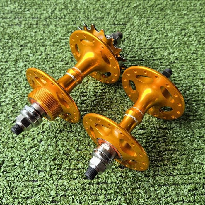 HUB FREEHUB FORMULA FIXIE BMX 32H SEALED BEARING GOLD COG TAIWAN