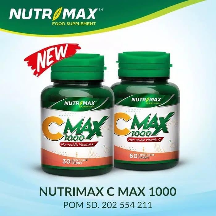 ORIGINAL Nutrimax C MAX 1000 mg Vitamin CMAX Vit Imun Tablet Plus 1000mg Alami