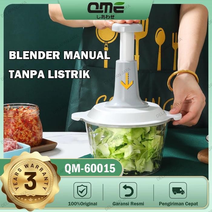 Blender Manual Daging Bumbu Serbaguna QME/ Chopper Manual Serbaguna