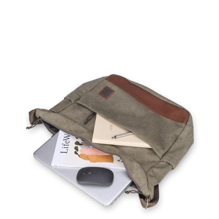 EIGER BTR CANVAS MESSENGER LAPTOP