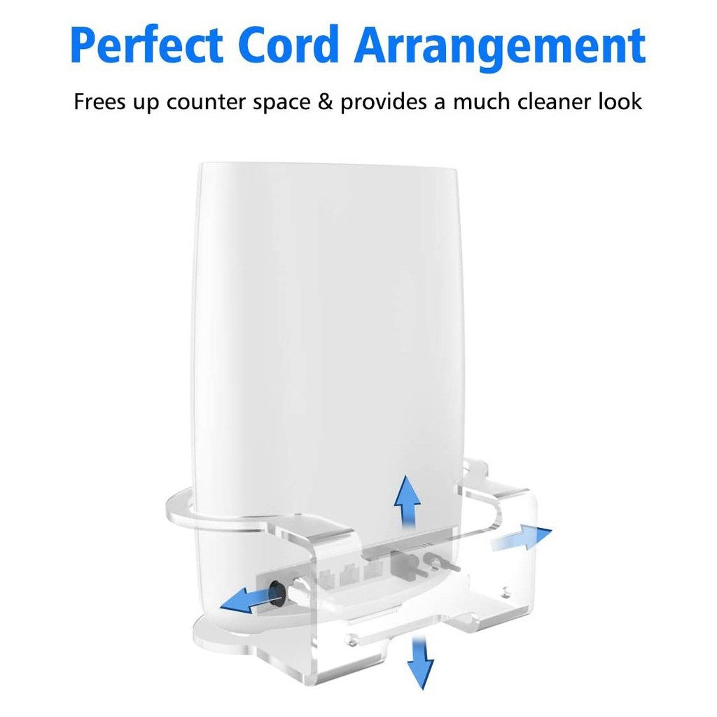 1 Pcs Shelf Bracket Holder for Orbi Wall Mount, for Orbi WiFi Router AC3000 RBS50, RBK50, RBK53,