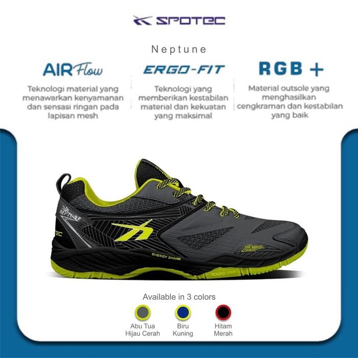 fb17- Sepatu Badminton / Sepatu Badminton Spotec Neptune