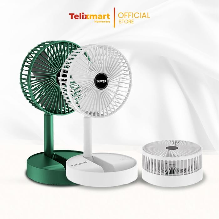 ORI [BISA COD] Kipas Agin Mini Lipat Portable berdiri/meja portable kecil, mini portabel low watt
