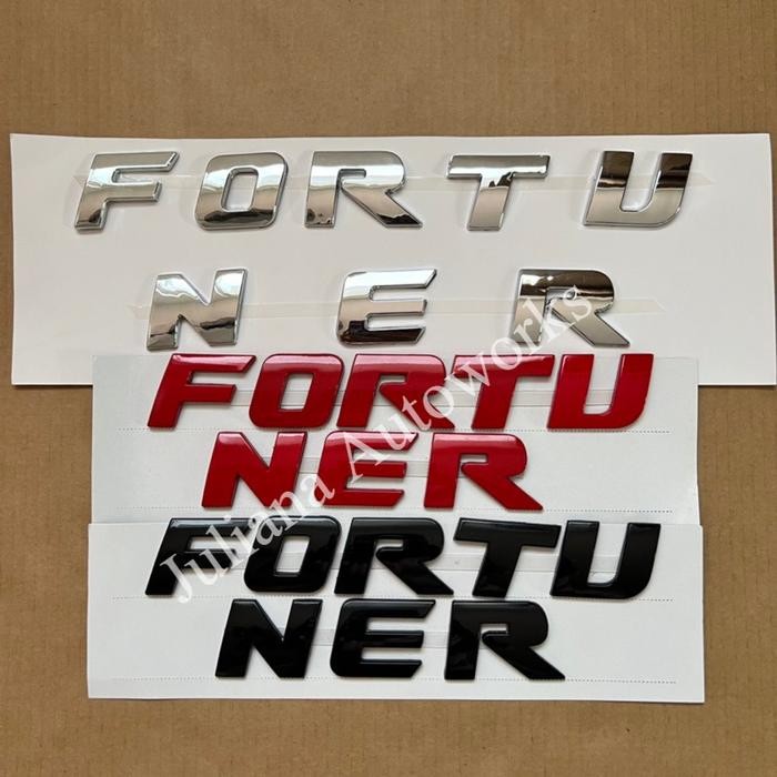 Ready Emblem Kap Mesin Fortuner Emblem Fortuner