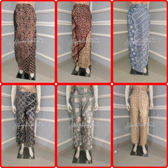 Wike Batik Rok Span dan Kulot Viscose Batik Trusmi
