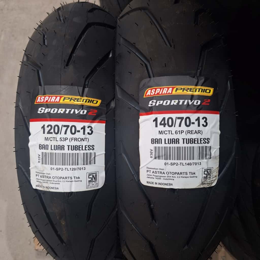 Paket Ban Aspira Premio Sportivo 2 Nmax Xmax Aerox