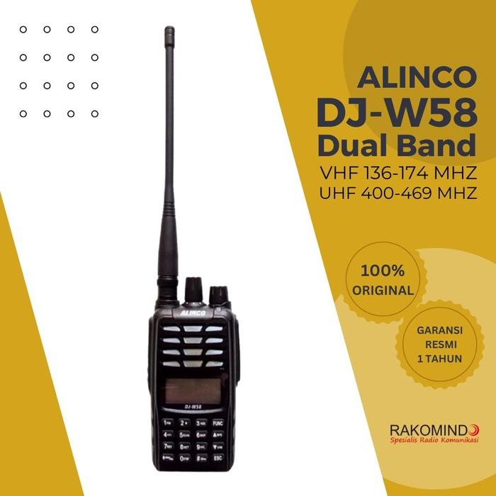 Ready HT ALINCO DJ-W58 DUAL BAND WATERPROOF