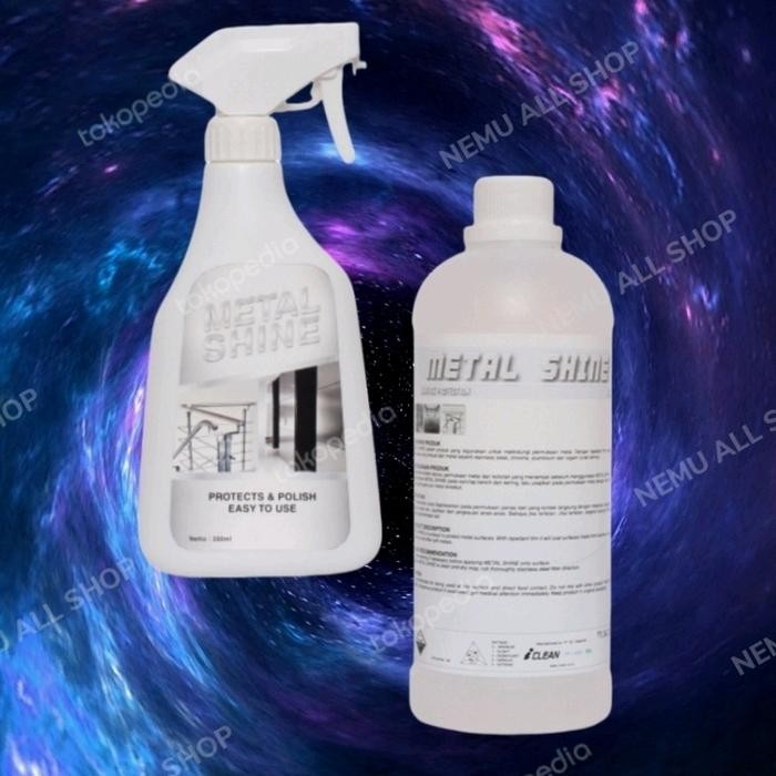 PAKET BANDLING 2 Barang METAL SHINE 1Liter & METAL SHINE 500 ML iCLEAN