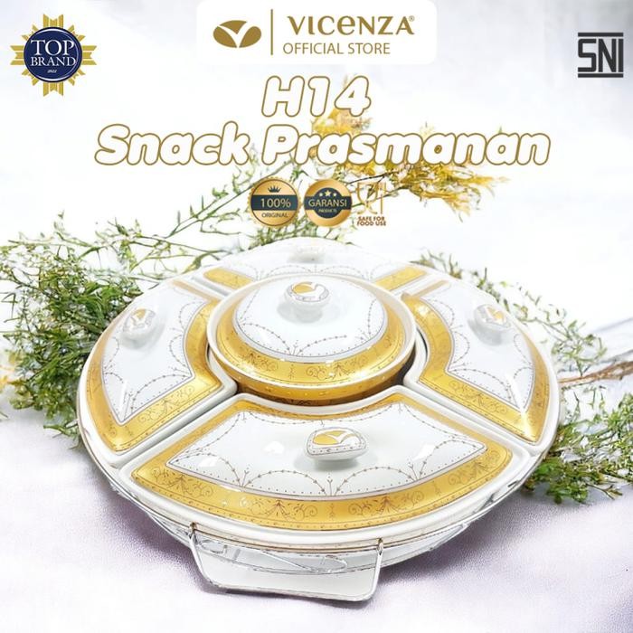 Vicenza Prasmanan Kecil / Snack Prasmanan Keramik H14