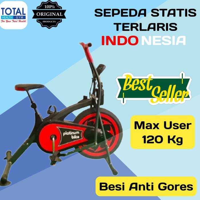 Sepeda Statis Platinum Bike Total Fitnes Promo 