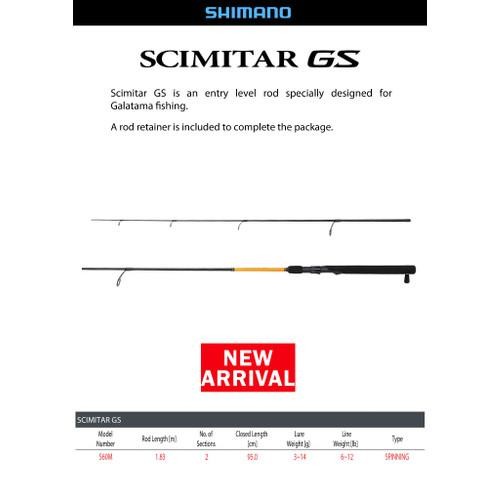 Ready Joran pancing galatama shimano scimitar 1,8M