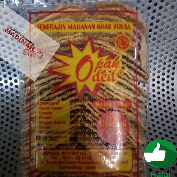 Lansungkirim- Opak Oded Ketan Bakar Khas Sumedang