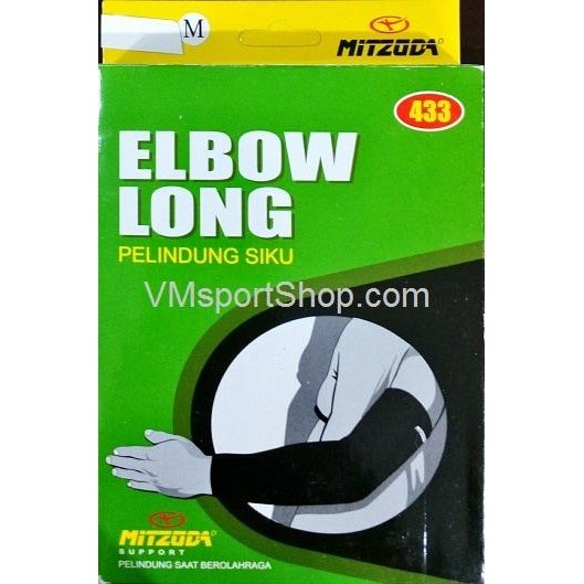 ASLI Mitzuda 433 - Deker Siku Tangan Lengan Voli Volley Volly Panjang Hitam READY STOCK