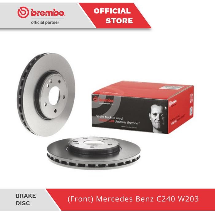 Langsung diproses Brake Disc Front / Piringan Rem Depan Brembo MERCEDES BENZ C240 W 203 - 09.8304.11