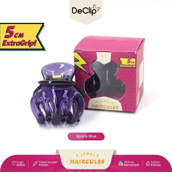 rb8j- Jedai Haircules Declip Original Gigi 5 Ukuran 5Cm Warna - Space Blue