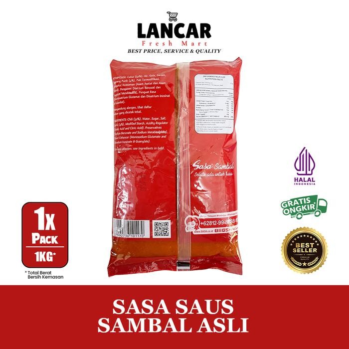 Breakfeast- Sasa Saus Sambal Asli / Sasa Saus Sambal Refill Pack 1Kg