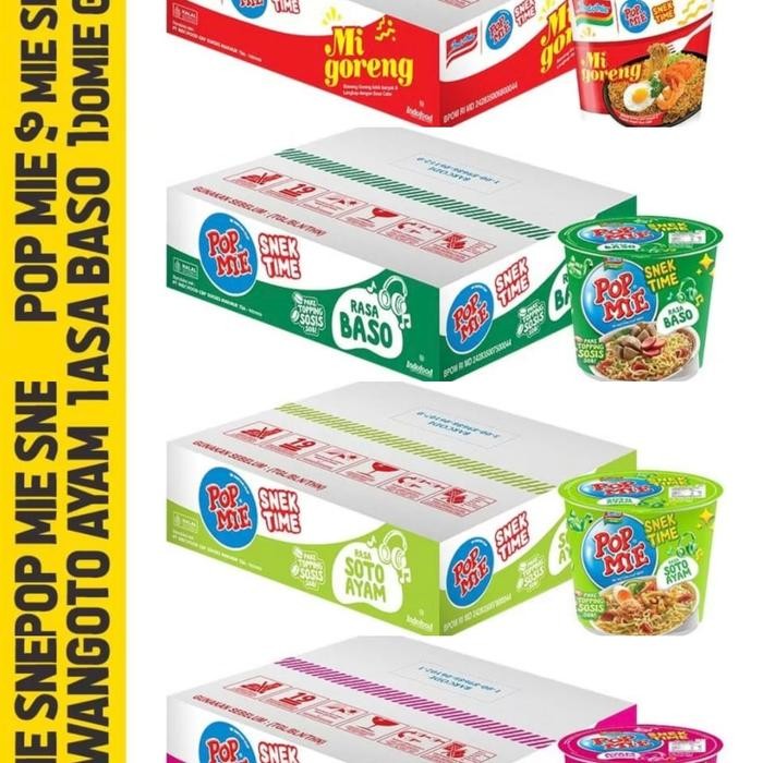 Breakfeast- Pop Mie Snek Time 1 Karton