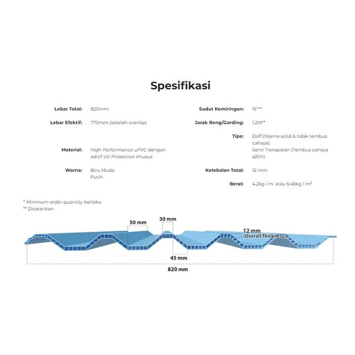 Atap Upvc Rooftop C-Series