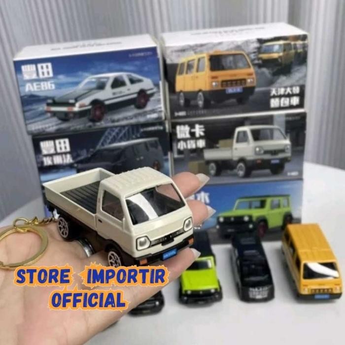Mainan Diecast Toyota Trueno Suzuki Carry Van Suzuky Carry Truck Toyota Alphard Ukuran Mini