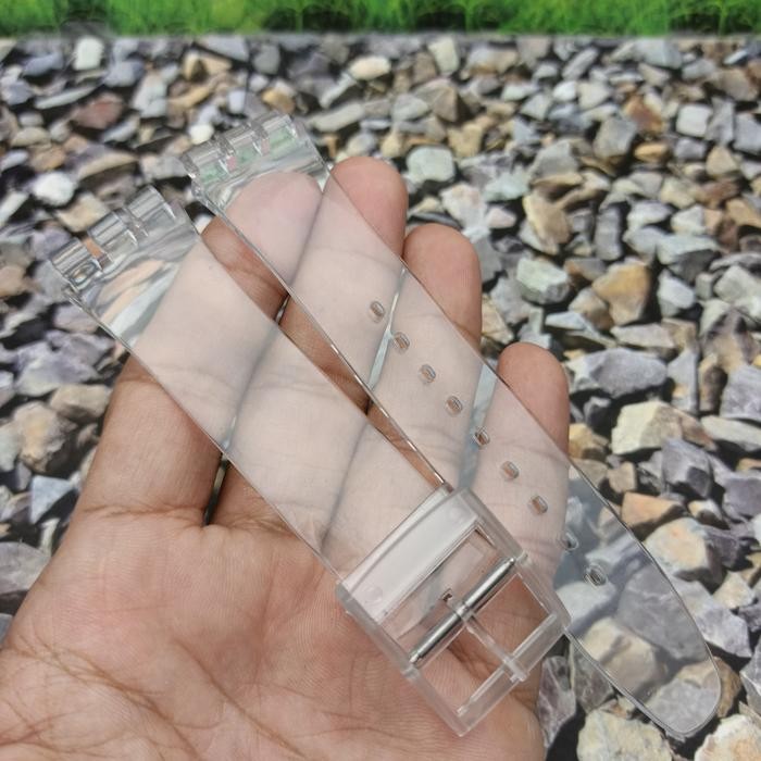 Tali Jam Tali Swatch Hitam Swatch Strap New Gent 19,0 Mm - Hitam