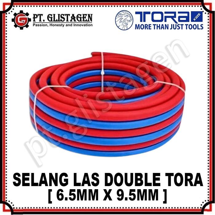 Terhemat Tora Selang Las Double Twin Welding Hose Blender Las Potong Karbit Oxy Lpg [ 1 Roll ]