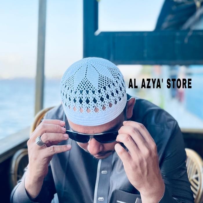 ASLI PECI RAJUT BANGLADESH KOPIAH SAUDI PREMIUM Dewasa READY STOCK