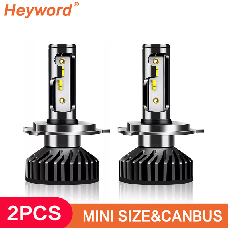 F2 ZES H4 H7 LED Headlight Bulb Canbus Super Bright 16000ml ZES Chips