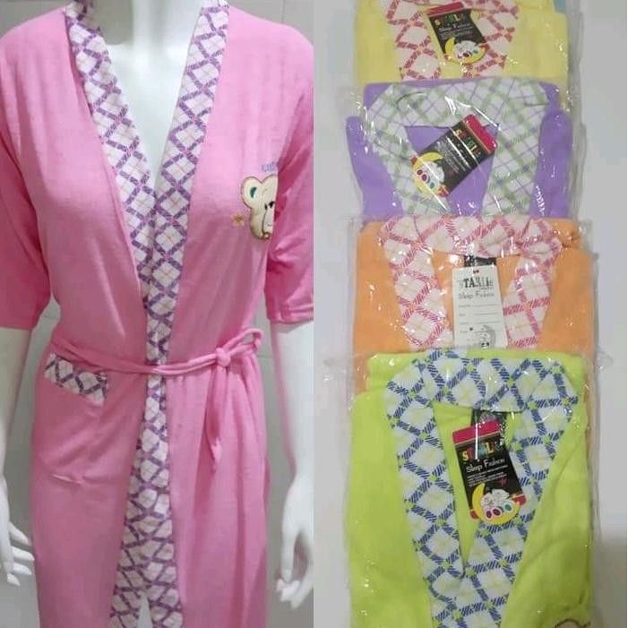 Baju Mandi / Kimono Mandi Standar & Jumbo Dewasa Wanita Piyama Handuk Mandi .Anduk Mandi .Kimono