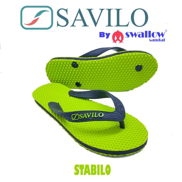 Super Sandal Savilo Type Stabilo by Swallow - Hijau Stabilo