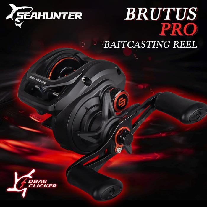 Seasir Mercury X Seahunter Turbo Pro Brutus Pro Reel Pancing Baitcasting Fishing Reel,Drag