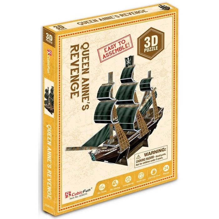 CUBICFUN 3D PUZZLE MINI QUEEN ANNE'S REVENGE