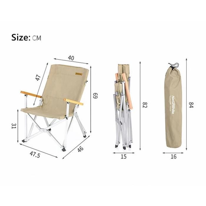 Spo- Kursi Lipat Naturehike Tipe 17 Nh19Jj004 Camping Portable Outdoor