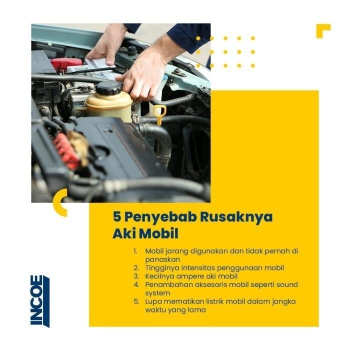 Incoe Premium Astra Aki Basah Mobil N120 - 120Ah #Gratisongkir