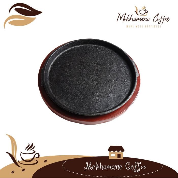 Sunrise Hot Plate Steak Bulat Piring Pemanggang Pepperlunch 22 cm